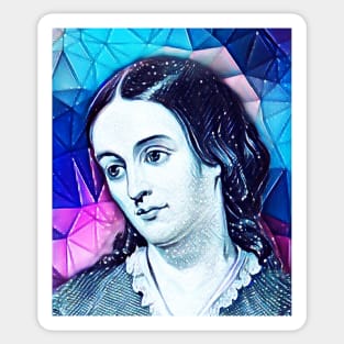 Margaret Fuller Snowy Portrait | Margaret Fuller artwork 5 Sticker